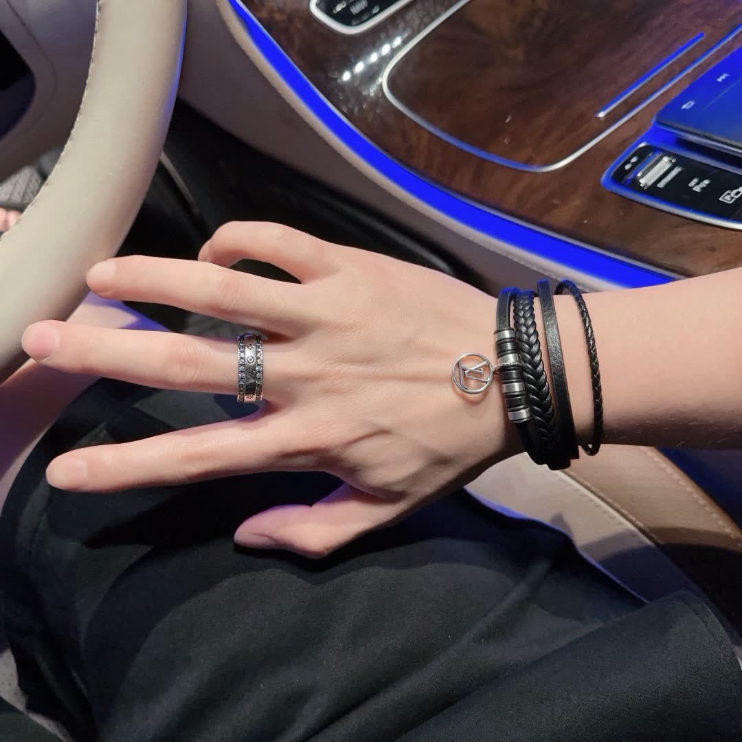 Louis Vuitton Leather Bracelet